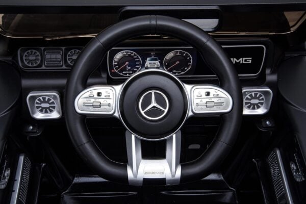 Elektro-Kinderauto Mercedes G 63 AMG 12V schwarz mit Musik, LED & RC - Image 5