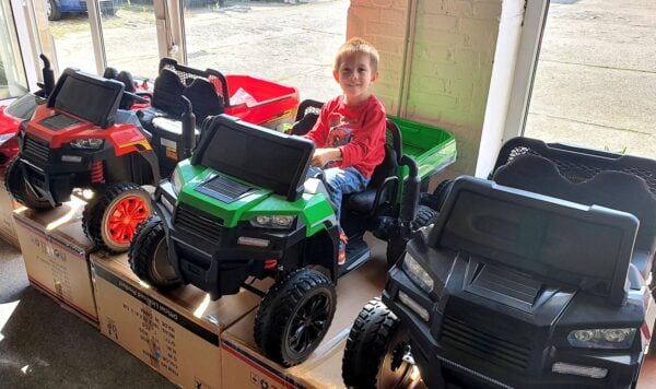 Dreiachs Kipper XXL 24V 800W – Grünes Kinder Elektroauto für Spaß und Abenteuer - Image 14