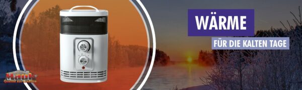 Mauk 360° Keramik Heizlüfter - Mobile Mini Heizung für effiziente Wärme - Image 5