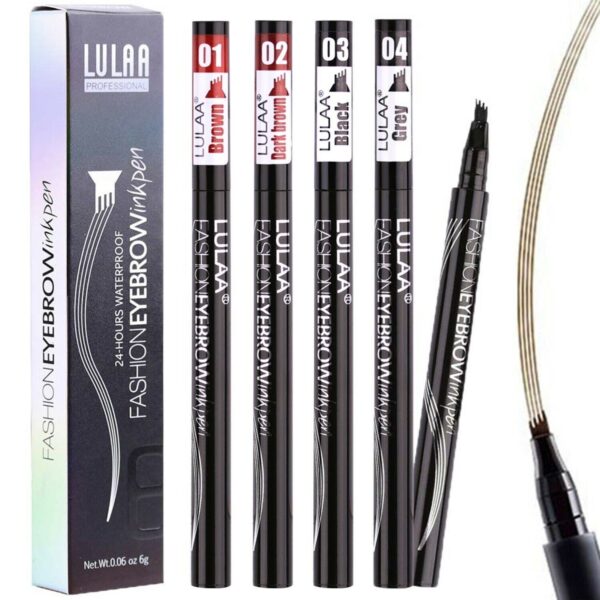 3D Augenbrauen Stift Pen für Microblading - Wasserfest, 24h, 4 Farben