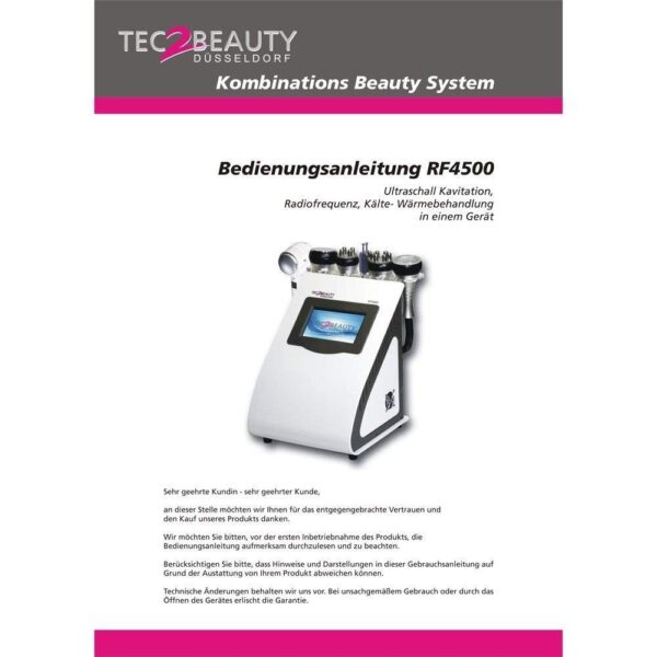 Tec2Beauty® Kavitation & Radiofrequenz Gerät gegen Falten & Hautunreinheiten - Image 2