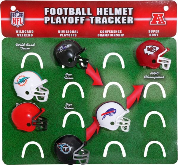32-teiliges NFL Riddell Pocket Mini Tracker Set 2022 - Footballhelme - Image 1