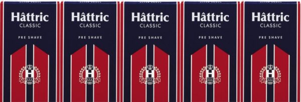 Hattric Classic Pre Shave 5x200ml - Rasurvorbereitung für optimale Pflege