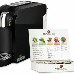Teekanne Tealounge Teemaschine Schwarz für Tee-Kapseln Automat