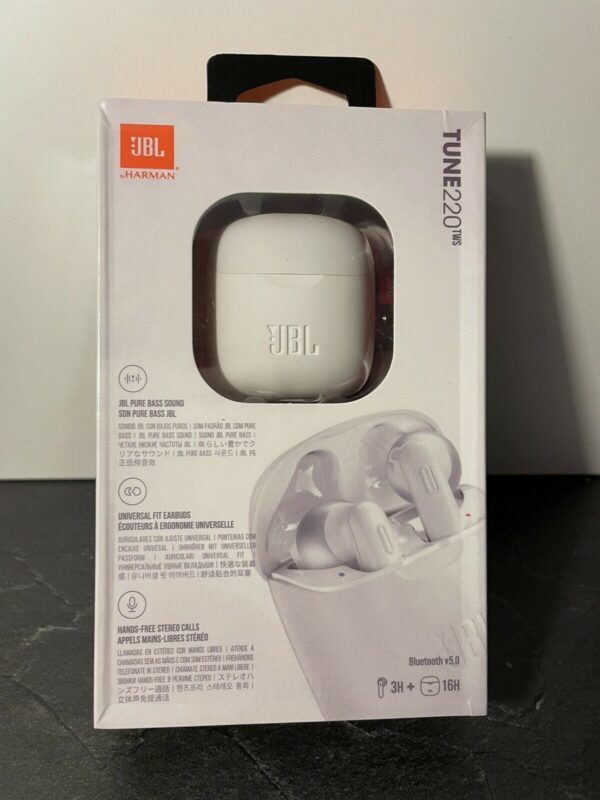 JBL TUNE 220TWS In-Ear Kopfhörer Weiß - Bluetooth - Neu und Original - Image 1