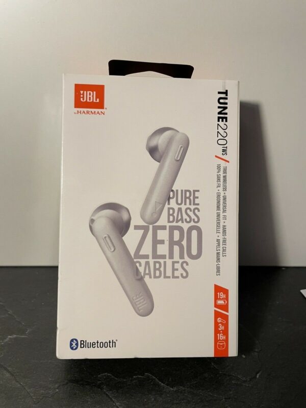 JBL TUNE 220TWS In-Ear Kopfhörer Weiß - Bluetooth - Neu und Original