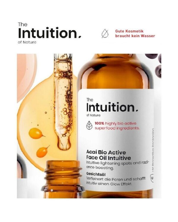 Oliveda THE Intuition Acai Bio Active Gesichtsöl 30ml - Intuitive Pflege - Image 1