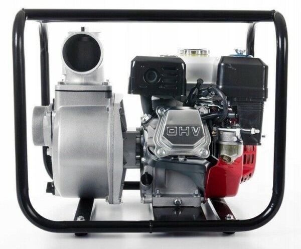 Benzin Wasserpumpe 6,5PS Gartenpumpe SET mit 3'' Motor und 2 Schläuchen - Image 2