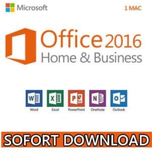MS Office 2016 Home & Business für Mac - Vollversion ohne Abo