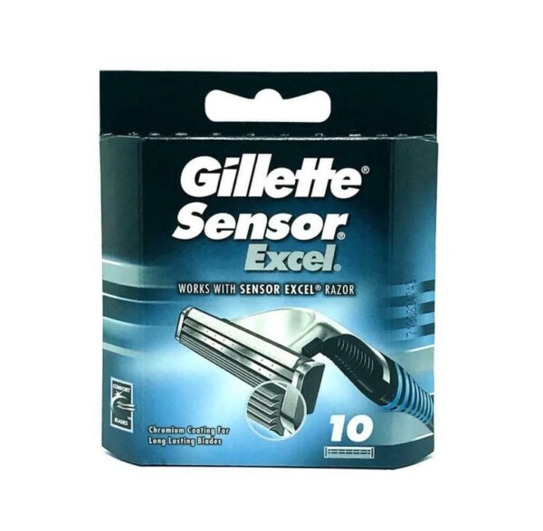 Gillette Sensor Excel Rasierklingen - 10 Stück NEU in OVP
