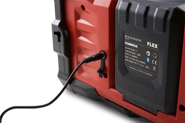 Flex Baustellenradio RD 230/18 mit Ladegerät & 2 Akkus - 521833 - Image 3