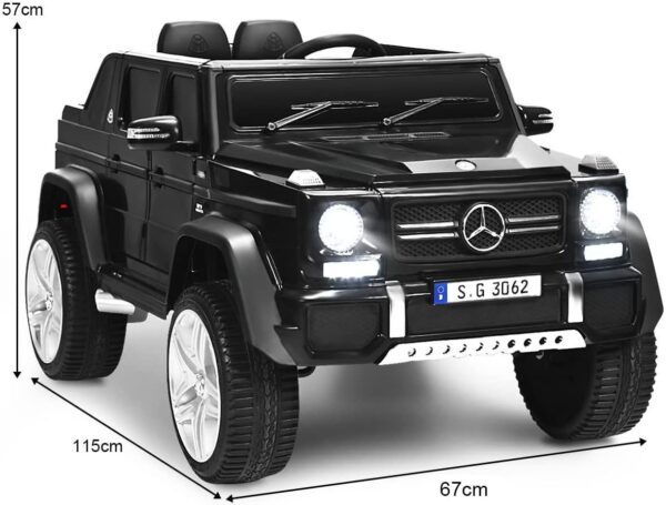 12V Mercedes-Benz Maybach Kinderauto mit Fernbedienung und MP3 Hupe - Image 4