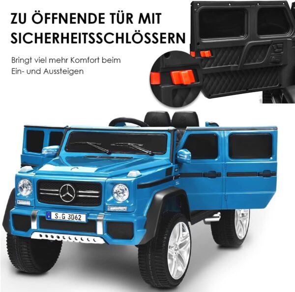 12V Mercedes-Benz Maybach Kinderauto mit Fernbedienung und MP3 Hupe - Image 6
