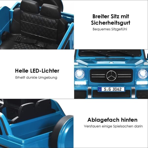 12V Mercedes-Benz Maybach Kinderauto mit Fernbedienung und MP3 Hupe - Image 7