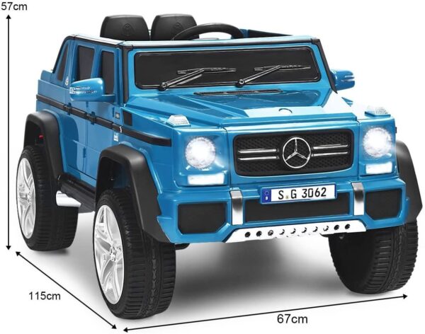 12V Mercedes-Benz Maybach Kinderauto mit Fernbedienung und MP3 Hupe - Image 9