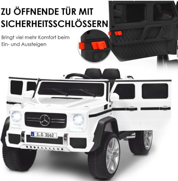 12V Mercedes-Benz Maybach Kinderauto mit Fernbedienung und MP3 Hupe - Image 17