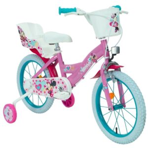 16 Zoll Minnie Mouse Mädchenfahrrad - Hufy21891 für kleine Abenteurer