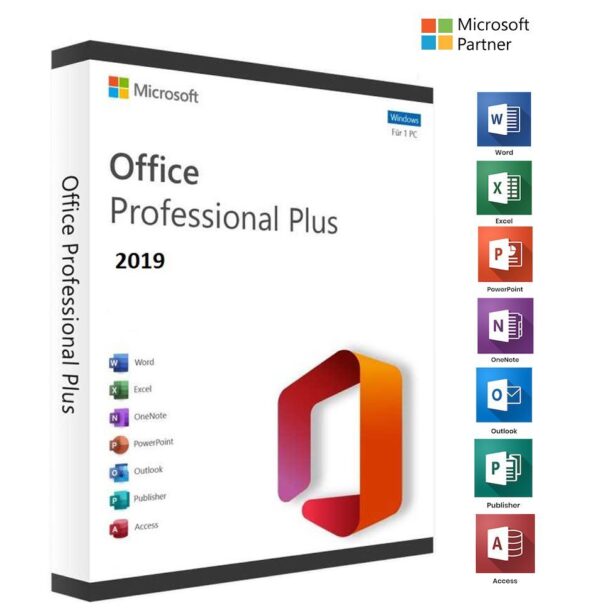 Microsoft Office 2019 Professional Plus für Windows 10 & 11 - Kein Abo