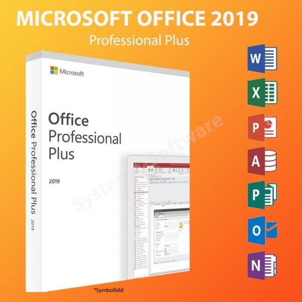 Microsoft Office 2019 Professional Plus für Windows 10 & 11 - Kein Abo - Image 1