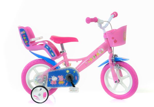 Peppa Wutz 12 Zoll Kinderfahrrad - Lustiges Kinderrad für kleine Fans