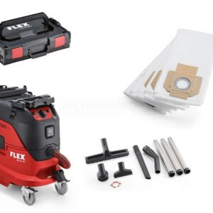 Flex VCE 44 M AC Staubsauger Set mit Reinigungsset & 5 Filtersäcken