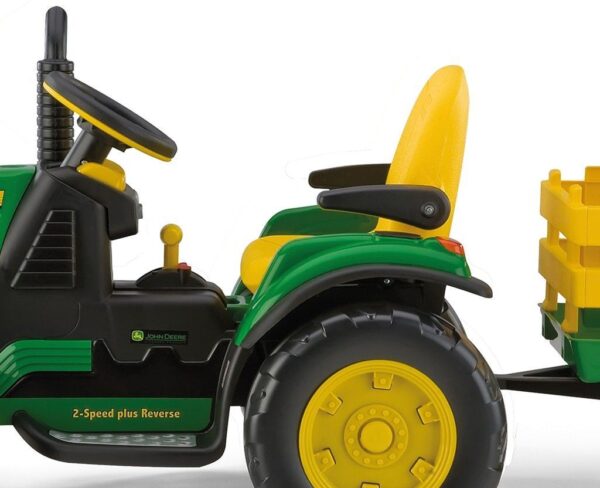 12V John Deere Ground Force Elektro Traktor mit Fernbedienung von PEG PEREGO - Image 8