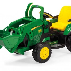 12V PEG PEREGO John Deere Elektro Traktor mit Ground Loader für Kinder
