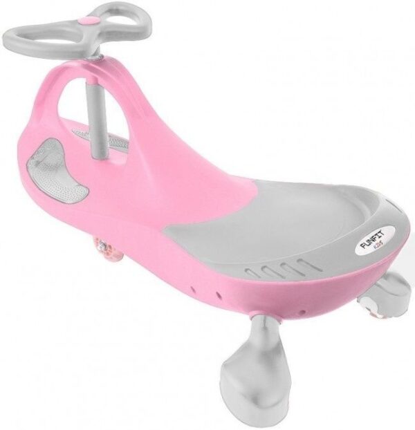 Wackelauto mit LED-Rädern in Pink – Spaß für Kinder und kleine Abenteurer - Image 5