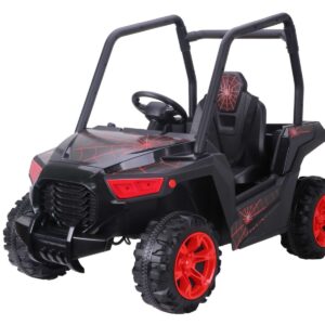Elektro Buggy Kinderfahrzeug 12V mit 2 Motoren - Schwarz