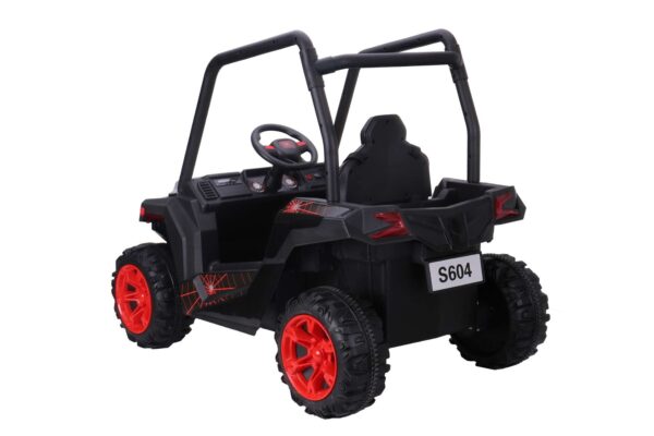 Elektro Buggy Kinderfahrzeug 12V mit 2 Motoren - Schwarz - Image 3