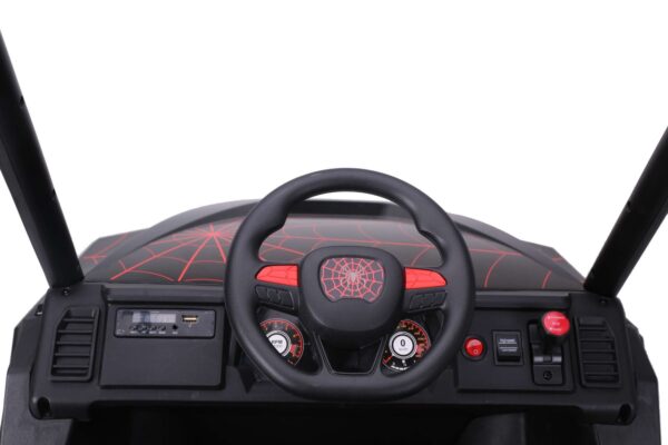 Elektro Buggy Kinderfahrzeug 12V mit 2 Motoren - Schwarz - Image 8