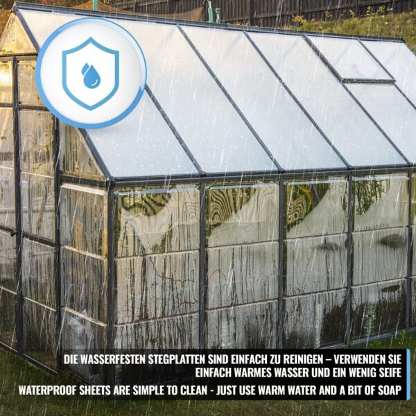 Jago® 15X Polycarbonat Doppelstegplatte für Gewächshäuser und Bauprojekte - Image 2