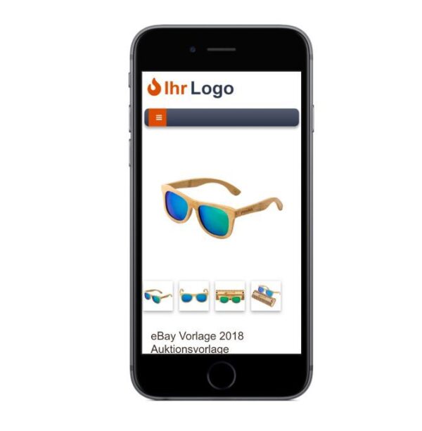 Responsive HTML-Template Design R Plus für Auktionen - Dunkelblau 2024 - Image 1