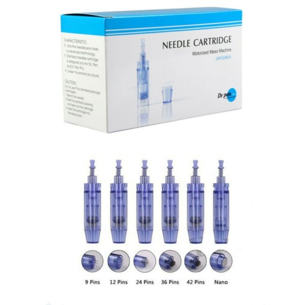 Microneedling Nadeln für A1 Dermapen Geräte - 9, 12, 24, 36 & Nano Ersatzköpfe