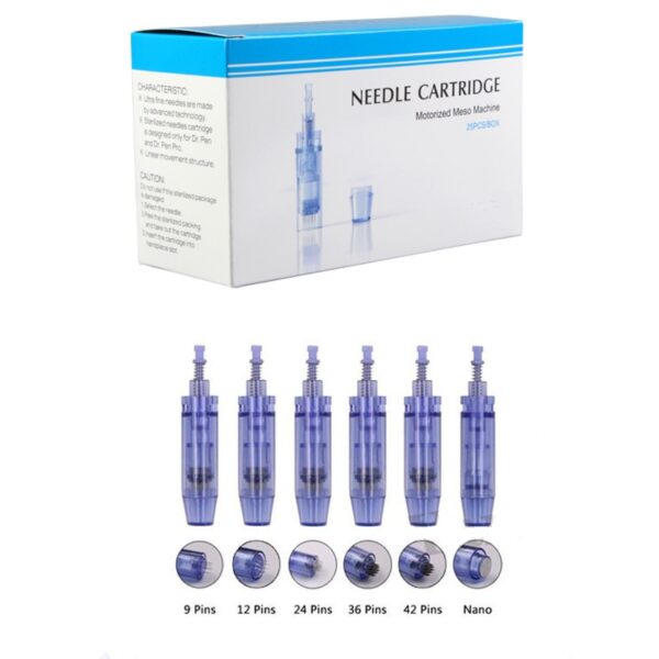 Microneedling Nadeln für A1 Dermapen Geräte - 9, 12, 24, 36 & Nano Ersatzköpfe - Image 1