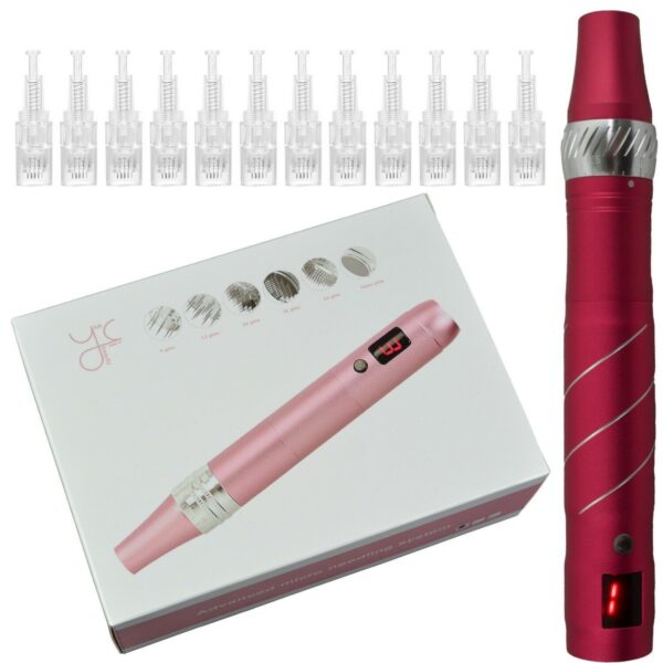 Dermapen Microneedling Gerät elektrisch für Anti-Aging mit 12 Nadeln - Image 3