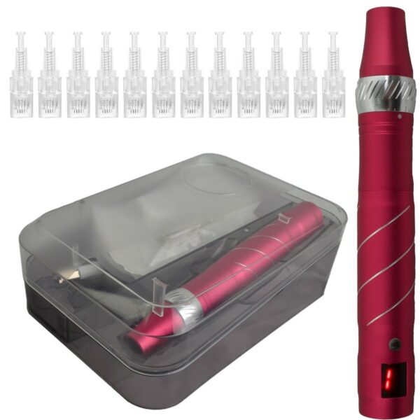 Dermapen Microneedling Gerät elektrisch für Anti-Aging mit 12 Nadeln - Image 10