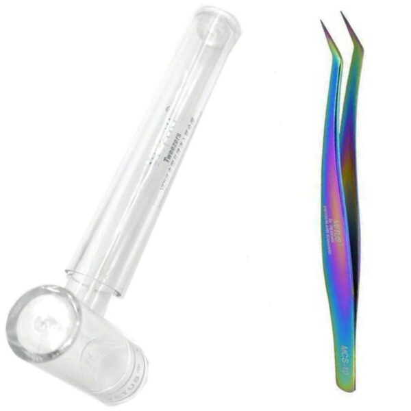 Vetus Wimpern Pinzette Set für Volumentechnik - 5 Farben & Etui - Image 20