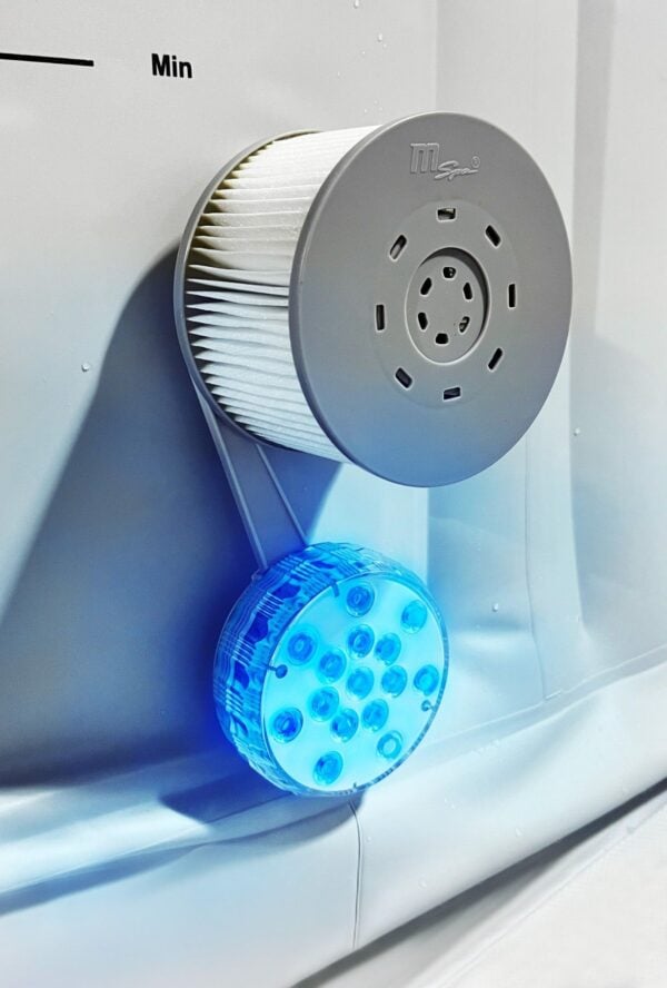 MSPA RGB LED Unterwasserbeleuchtung für Whirlpools mit Halterung