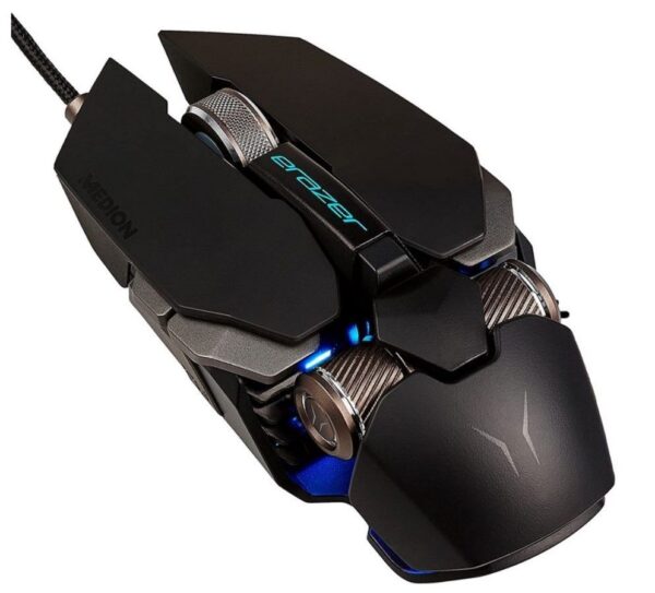 MEDION ERAZER X81666 USB Gaming Maus, PixArt PMW 3360, 6 Tasten