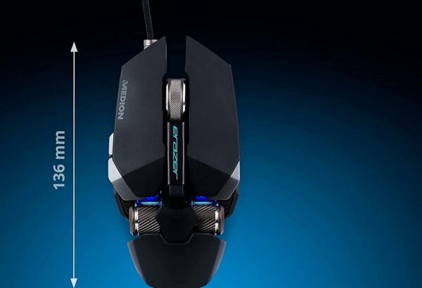 MEDION ERAZER X81666 USB Gaming Maus, PixArt PMW 3360, 6 Tasten - Image 2