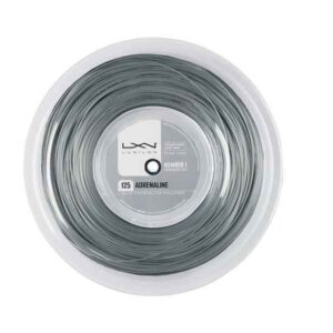 Luxilon Adrenaline 1.25 mm Tennissaiten 200 m - Silber für Profis