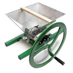 Wiltec 7L Obstmühle mit Handkurbel - Saftpresse für Äpfel und Obst