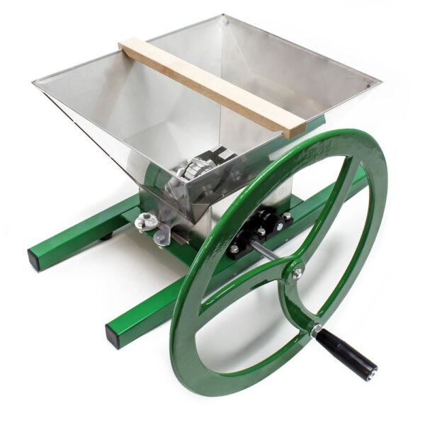 Wiltec 7L Obstmühle mit Handkurbel - Saftpresse für Äpfel und Obst