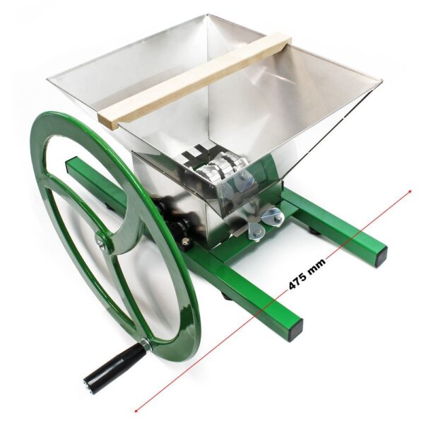 Wiltec 7L Obstmühle mit Handkurbel - Saftpresse für Äpfel und Obst - Image 1