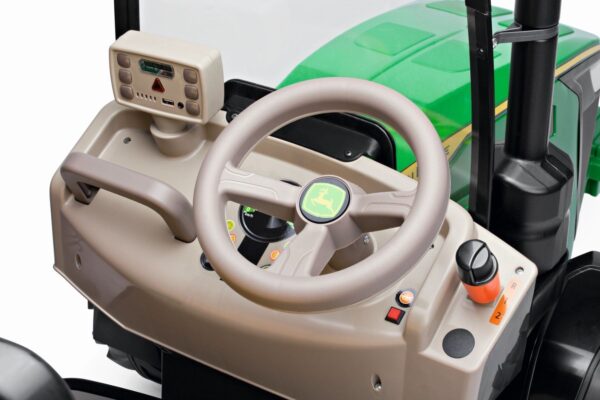 12V PEG PEREGO John Deere Dual Force Zweisitzer Elektro Kindertraktor - Image 7