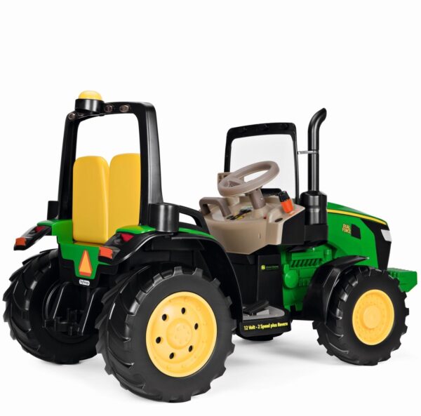 12V PEG PEREGO John Deere Dual Force Zweisitzer Elektro Kindertraktor - Image 1