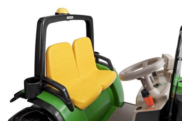 12V PEG PEREGO John Deere Dual Force Zweisitzer Elektro Kindertraktor - Image 11