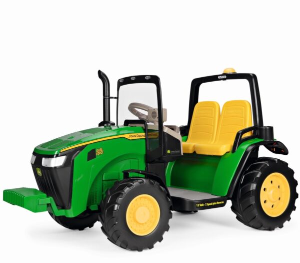 12V PEG PEREGO John Deere Dual Force Zweisitzer Elektro Kindertraktor