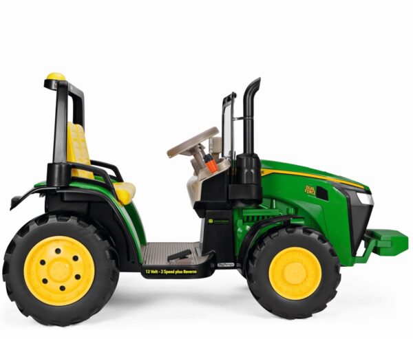12V PEG PEREGO John Deere Dual Force Zweisitzer Elektro Kindertraktor - Image 5